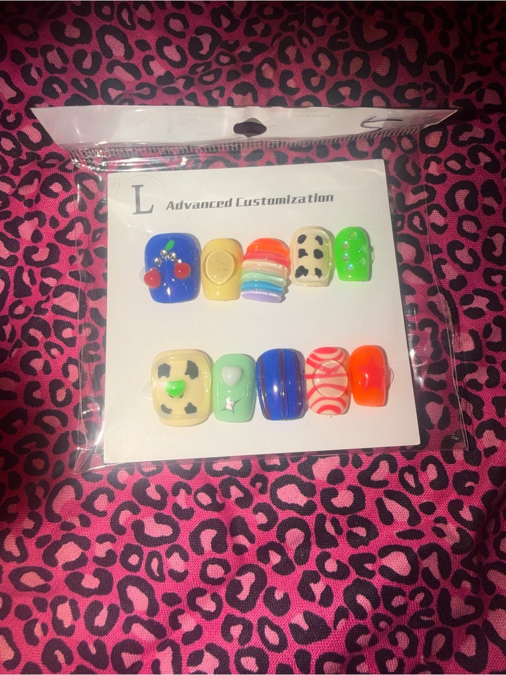 Colorful Decorative Press-Ons